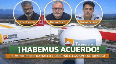 El intendente de Ramallo logra un acuerdo por el conflicto Siderar/Municipio de Ramallo