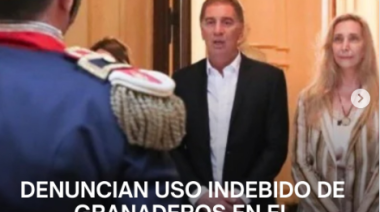 Denuncia por uso de granaderos en un cumpleaños en casa Rosada