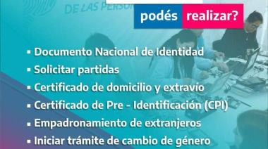 Operativo documentario en San Nicolás