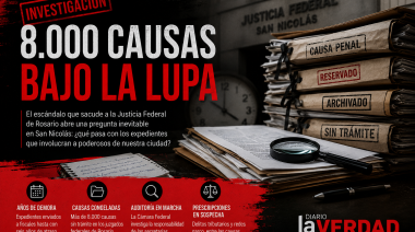 El escándalo de las 8.000 causas abre una pregunta inevitable en San Nicolás: ¿Qué pasa con los expedientes que incomodan al poder?