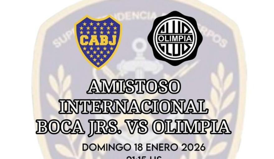 APREVIDE: Operativo de seguridad para Boca Juniors-Olimpia de Paraguay, Estadio de San Nicolás